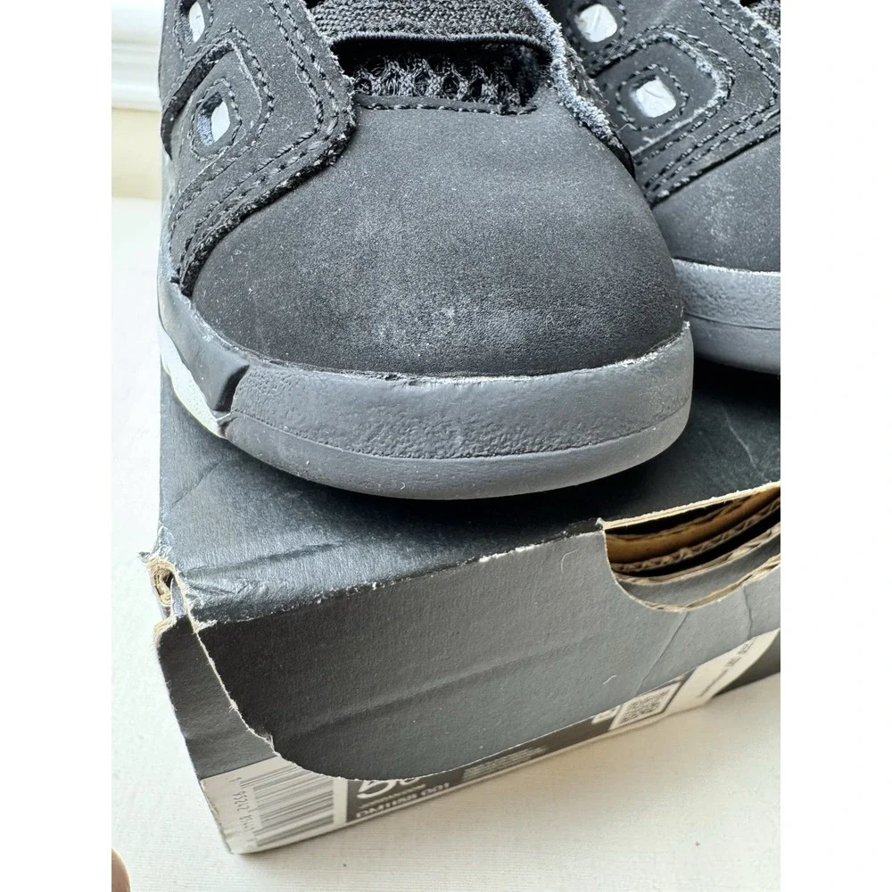 Jordan 6-17-23 TD Toddler Sneakers Black Metallic Silver DM1158-001‎ Size 5C